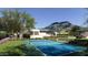 Private pickleball court with mountain views at 6126 E Maverick Rd, Paradise Valley, AZ 85253