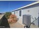 Side yard with AC unit and landscaping at 650 N Hawes Rd # 2709, Mesa, AZ 85207