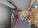Storage room with ample shelving and space for various items at 650 N Hawes Rd # 2709, Mesa, AZ 85207