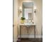 Stylish powder room with marble vanity and elegant lighting at 6587 N Palmeraie Blvd # 2032, Paradise Valley, AZ 85253