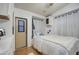 Cozy bedroom with a comfortable bed and built-in storage at 7750 E Broadway Rd # 309, Mesa, AZ 85208