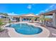 Stunning kidney shaped pool with spacious backyard at 9911 W Jessie Ln, Peoria, AZ 85383