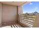 Spacious balcony with scenic views of desert landscape and distant homes at 10222 E Southwind Ln # 1066, Scottsdale, AZ 85262