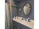 Bathroom with single vanity and shower at 11411 N 91St Ave # 80, Peoria, AZ 85345