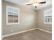 Bedroom with neutral walls, carpet, and window shutters at 12528 W Tuckey W Ln, Glendale, AZ 85307