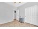 Bedroom with double door closet and tile flooring at 1378 E Madison Dr, Casa Grande, AZ 85122