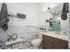 Elegant bathroom with marble tile and modern fixtures at 1633 E Lakeside Dr # 45, Gilbert, AZ 85234