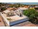 Aerial view of house, backyard, and surrounding area at 17149 E El Pueblo Blvd, Fountain Hills, AZ 85268