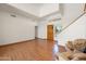 Bright entryway with hardwood floors and a view of the staircase at 17149 E El Pueblo Blvd, Fountain Hills, AZ 85268