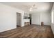 Open kitchen with breakfast bar, granite counters, and white cabinets at 17149 E El Pueblo Blvd, Fountain Hills, AZ 85268