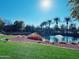 Scenic community lake with walking paths and wildlife at 1918 E Bridgeport Pkwy # 102, Gilbert, AZ 85295