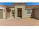 Front entrance with covered porch at 19430 E Erik Ct, Florence, AZ 85132