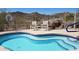 Inviting spa with mountain views and seating at 2233 E Behrend Dr # 61, Phoenix, AZ 85024