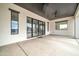 Covered patio with concrete flooring and fans at 22707 W La Mirada Dr, Buckeye, AZ 85326