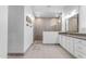 Elegant bathroom with double vanity and walk-in shower at 22812 E Excelsior Ave, Queen Creek, AZ 85142