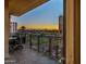 Evening city and mountain views from private balcony at 2302 N Central Ave # 401, Phoenix, AZ 85004