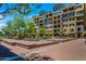 Courtyard with manicured landscaping and building view at 2302 N Central Ave # 401, Phoenix, AZ 85004