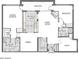 Floor plan shows open layout with 2 bedrooms, study, and balcony at 2302 N Central Ave # 401, Phoenix, AZ 85004