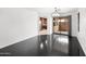 Dining room featuring hardwood floors and a view into the kitchen at 2646 E Megan St, Gilbert, AZ 85295