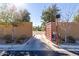 Private gated entrance to the community with security features at 3990 E Alameda Ln, Gilbert, AZ 85298