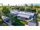 Aerial view showing house, yard, and neighborhood at 533 W Oregon Ave, Phoenix, AZ 85013