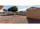 Backyard with storage shed and gravel at 6457 E Dallas St, Mesa, AZ 85205