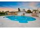 Inviting kidney-shaped pool with ample patio space at 6547 E Eugie Ter, Scottsdale, AZ 85254