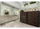 Elegant bathroom with double vanity and granite countertops at 8100 E Camelback Rd # 14, Scottsdale, AZ 85251