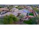 Single-Gathering home with a large backyard, pool, and solar panels at 8793 W Villa Lindo Dr, Peoria, AZ 85383