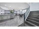 Modern staircase leading to a lower level living area at 8793 W Villa Lindo Dr, Peoria, AZ 85383