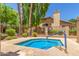 Soothing community hot tub with easy access and surrounding landscaping at 9030 S Maple Ave, Tempe, AZ 85284