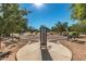 Circular labyrinth garden with benches at 9030 S Maple Ave, Tempe, AZ 85284