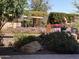 Outdoor patio seating area with flowers and decorative accents at 9364 W Cashman Dr, Peoria, AZ 85383