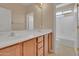 Double sink bathroom with tub and shower at 9830 E Acacia Dr, Scottsdale, AZ 85260