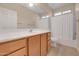 Bathroom boasts a double vanity and a bathtub at 9830 E Acacia Dr, Scottsdale, AZ 85260