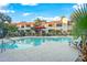 Inviting community pool with surrounding patio furniture at 9990 N Scottsdale Rd # 1048, Paradise Valley, AZ 85253