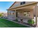 Landscaped backyard with covered patio at 1116 W Courtney Ln, Tempe, AZ 85284