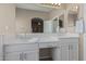 Double vanity bathroom with ample counter space and large mirror at 1116 W Courtney Ln, Tempe, AZ 85284