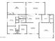 Detailed floor plan showcasing the layout of the home, including the kitchen, bedrooms, and living spaces at 134 N 87Th St, Mesa, AZ 85207