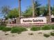 Rancho Gabriela community entrance sign with landscaping at 14970 W Riviera Dr, Surprise, AZ 85379