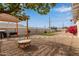 Charming backyard with pergola, gravel, artificial turf, and stepping stones at 1561 W 5Th St, Mesa, AZ 85201