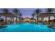 Relaxing resort-style pool with shade structures at 16918 W Palm Ln, Goodyear, AZ 85395