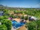 Aerial view of community park with playground, splash pad, and sports fields at 19684 N 260Th Ave, Buckeye, AZ 85396