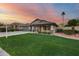 Beautiful single-level home with well-maintained lawn, desert plants, and a spacious three-car garage at 22852 N 103Rd Ave, Peoria, AZ 85383