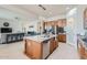 Modern kitchen with stainless steel appliances and granite island at 2796 E Inca Ln, San Tan Valley, AZ 85140