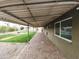 Covered patio with brick pavers and view of the backyard at 3717 W Charter Oak Rd, Phoenix, AZ 85029