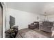 Spacious living room with open layout and view of kitchen at 507 S Sand Verbena Way, Mesa, AZ 85208