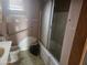 Bathroom with shower/tub, toilet, and grab bar at 518 W Monte Way, Phoenix, AZ 85041