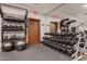 Fitness center with kettlebells, free weights, and TRX training system at 6803 E Main St # 1110, Scottsdale, AZ 85251
