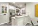 Modern kitchen with stainless steel appliances and white cabinets at 6803 E Main St # 1110, Scottsdale, AZ 85251